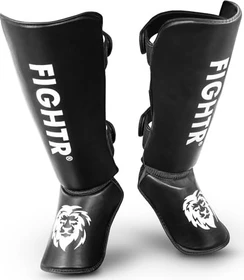 Fightr Dicke Kickboxen Protect Schienbeinschutz schwarz