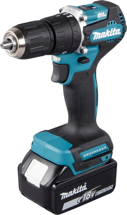 Makita DHP487RTJ Akku-Schlagbohrschrauber inkl. MAKPAC + 2 Akkus 5.0Ah