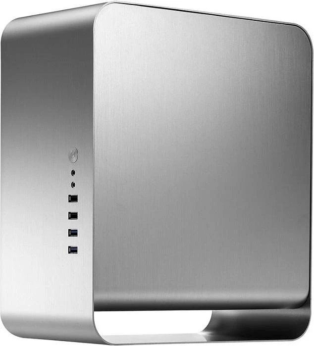 Jonsbo UMX1 Plus silber, Acrylfenster, Mini-ITX