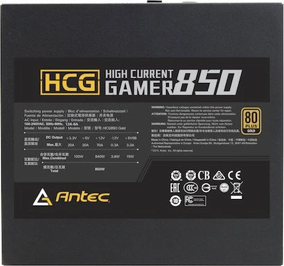 Antec High Current Gamer Gold HCG850 Gold 850W, ATX 2.4