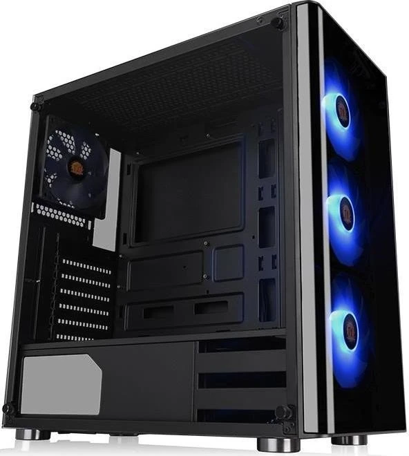 Thermaltake V200 TG RGB, schwarz, Glasfenster