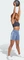 adidas Training Essentials 3-Streifen High-Waisted Hose kurz preloved ink (Damen) Vorschaubild