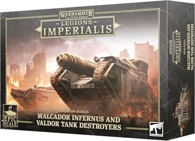 Games Workshop Warhammer The Horus Heresy: Legions Imperialis - Solar Auxilia - Malcador Infernus and Valdor Tank Destroyers