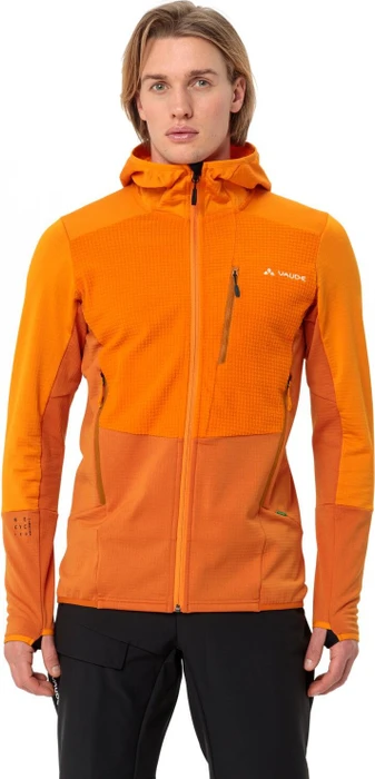 Vaude Monviso Hooded Grid Fleece Funktionsjacke kurkuma (Herren)