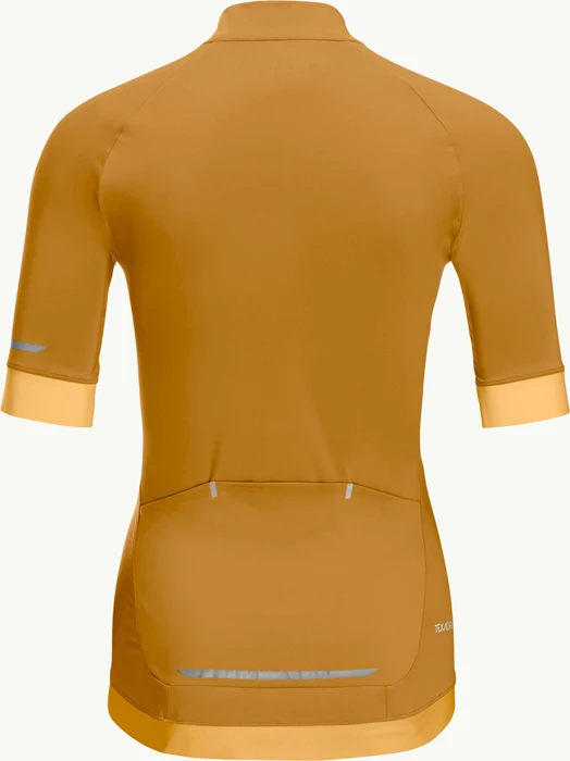 Jack Wolfskin Gravex FZ Trikot kurzarm salted caramel (Damen)