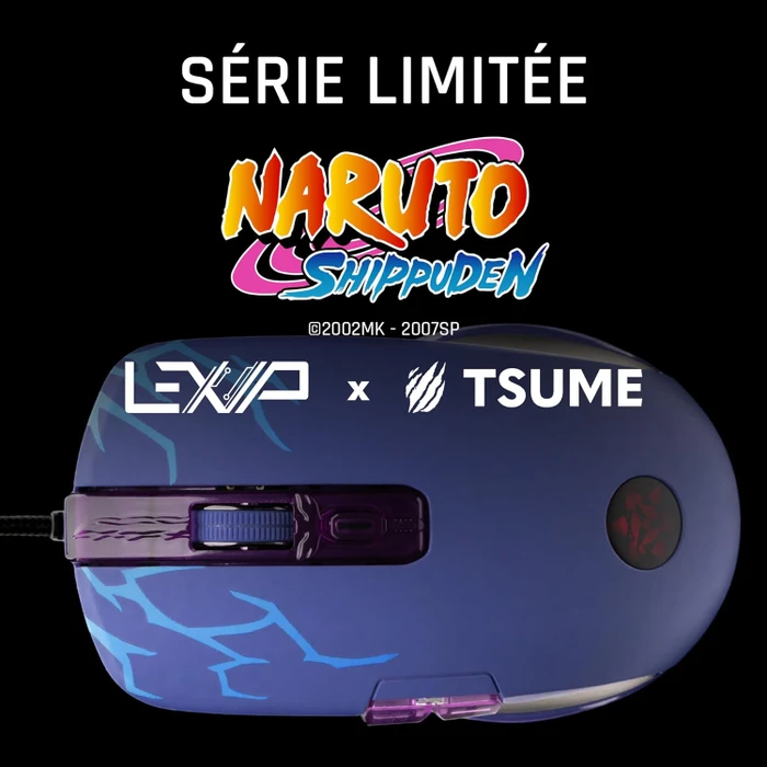 Lexip x Tsume Naruto Shippuden Gaming Mouse, Sasuke Revenge, USB