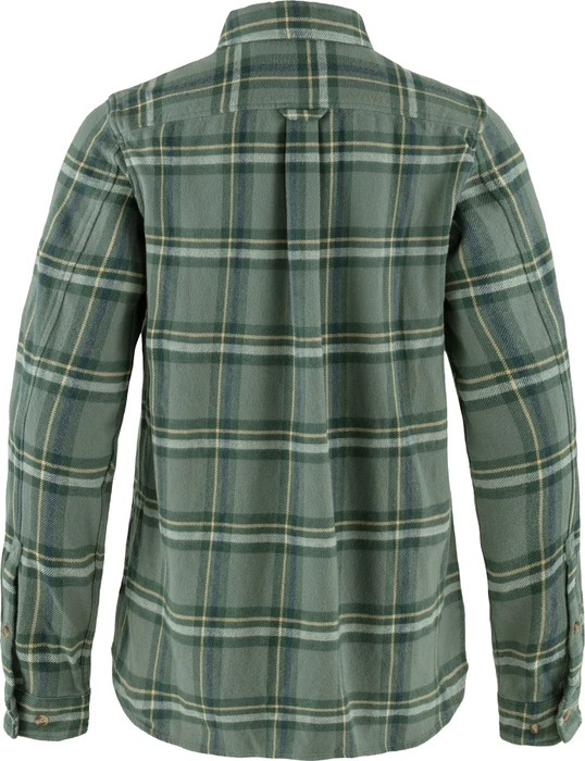 Fjällräven Övik Heavy Flannel Hemd langarm patina green/deep patina (Damen)