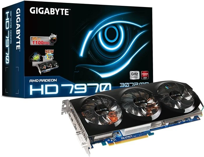 GIGABYTE Radeon HD 7970 GHz Edition, 3GB GDDR5, DVI, HDMI, 2x mDP
