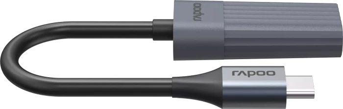 Rapoo UCA-1012 Audio Adapter, 1x USB-C [Stecker]
