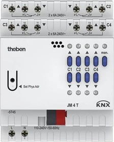 Theben JM 4 T KNX 4-fach, 6A, 4TE REG, Jalousieaktor