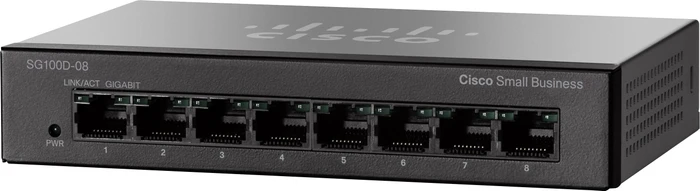 Cisco SG100 Desktop Gigabit Switch, 8x RJ-45