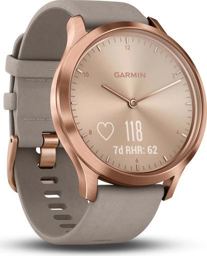 Garmin vivomove HR Premium Aktivitäts-Tracker rosegold/grau