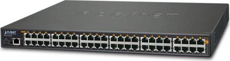 Planet Rackmount Gigabit Managed PoE-Injektor, 48x RJ-45, 720W PoE+