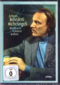 Arturo Benedetti Michelangeli - Spielt Werke von Beethoven, Schubert und Brahms (DVD)