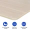 Maidesite S2 Pro Plus elektrisch höhenverstellbarer Sitz-Steh-Schreibtisch 120x60cm Eiche/weiß Vorschaubild