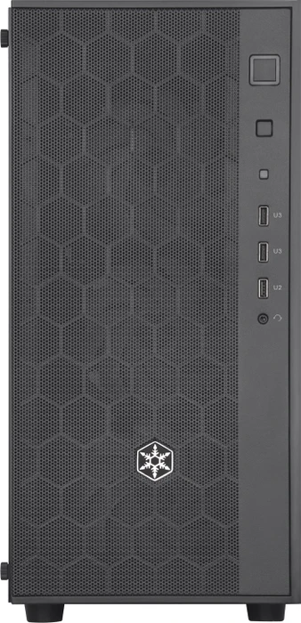 SilverStone Fara R1, schwarz, Glasfenster