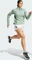 adidas Own The Run Half-Zip Laufshirt langarm silver green (Damen) Vorschaubild