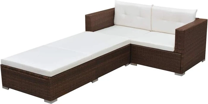 vidaXL Loungesofa braun (42747)