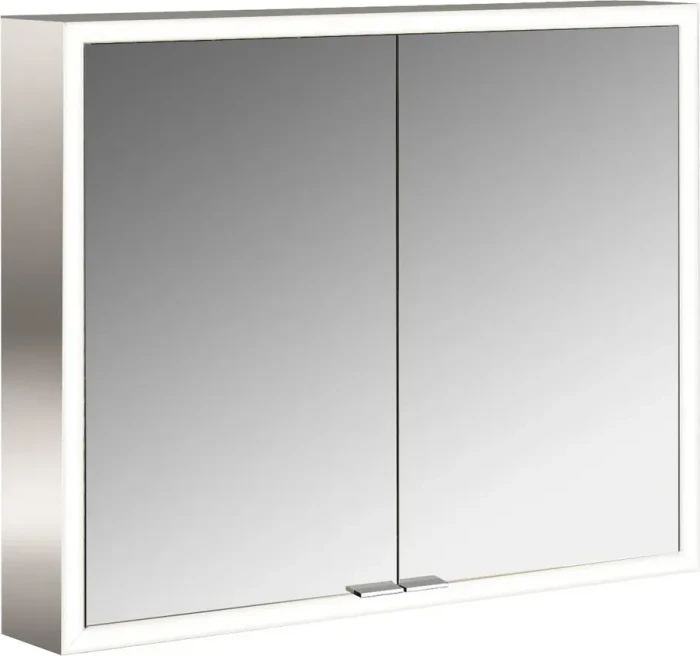 Emco Prime Facelift LED-Lichtspiegelschrank 80cm, 2 Türen, Aufputzmodell