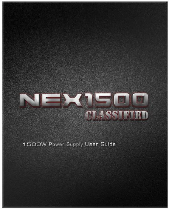 EVGA SuperNOVA Classified NEX1500 1500W, ATX 2.3