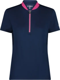 CMP Bike T Half Zip Trikot kurzarm blue geraneo (Damen)