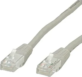 Value Patchkabel, Cat6, U/UTP, RJ-45/RJ-45, 1.5m, grau