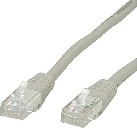 Value Patchkabel, Cat6, U/UTP, RJ-45/RJ-45, 1.5m, grau