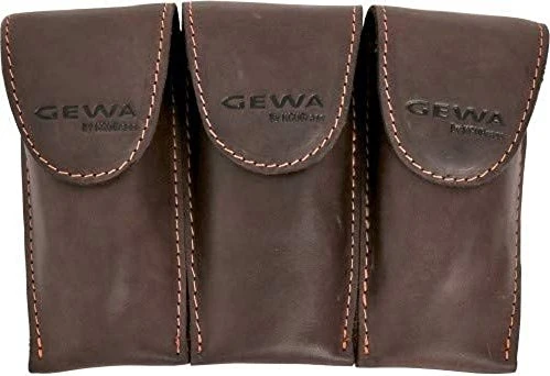 Gewa Mundstücktasche Crazy Horse Trompete Triple Brown