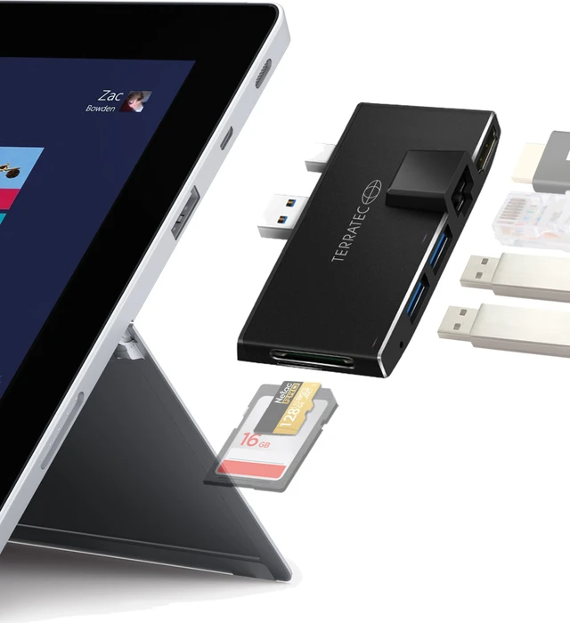 TerraTec Connect Pro2 Multiport-Adapter, 1x Mini DisplayPort [Stecker] 1x USB-A 3.0 [Stecker]