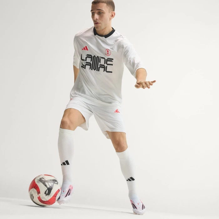 adidas F50 Elite Lamine Yamal Laceless FG cloud white/core black/lucid red