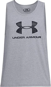 Under Armour Sportstyle Logo Funktionsshirt ärmellos grau (Herren)