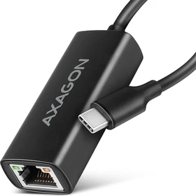 Axagon Gigabit LAN-Adapter, schwarz, RJ-45, USB-C 3.0 [Stecker] (ADE-ARC)