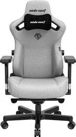 Anda Seat Kaiser 3 Premium L Gamingstuhl, Ash Gray, Stoff grau