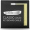 CableMod Classic Coiled Keyboard Cable USB Micro-B auf USB-A, Tastaturkabel (Spiral-Textilkabel), 1.5m, Lemon Ice Vorschaubild