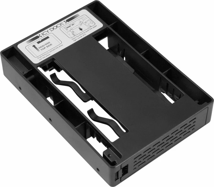 Icy Dock MB882SP-1S-3B DUAL, Einbaurahmen, schwarz, 2er-Pack