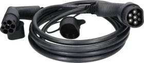 KS Tools efuturo Ladekabel gerade Typ 2 auf Typ 2, 22kW, 5m