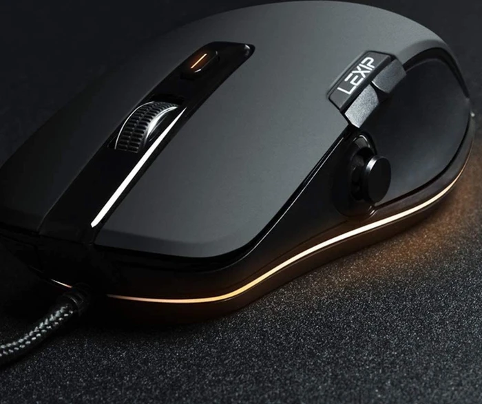 Lexip Np93 Neptunium Alpha Joystick Gaming Mouse schwarz, USB