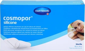 Hartmann Cosmopor silicone Wundverband steril, 8 x 15cm, 5 Stück