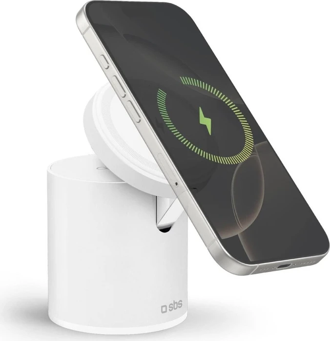 SBS Mobile Magnetic Power Dock 2-in-1 weiß