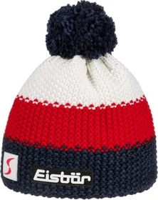 Eisbär Star Pompon Mütze dark blue/red/white