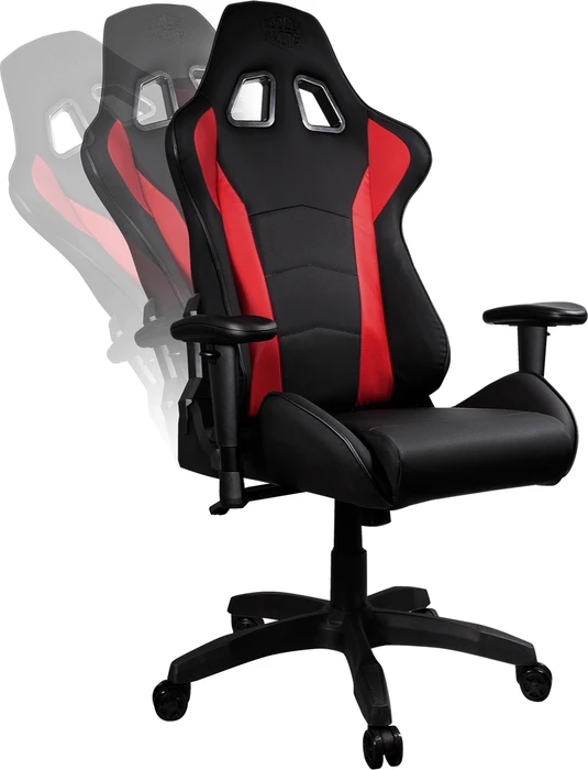 Cooler Master Caliber R1 Gamingstuhl, schwarz/rot