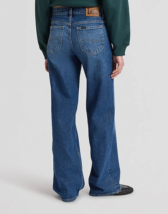 Lee Rider Loose Straight Jeans mid turn (Damen)