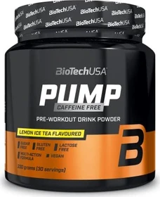BioTech USA Pump Caffeine Free Ice Tea Zitrone 330g