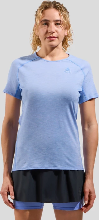 Odlo X-Alp Performance Wool 115 Funktionsshirt kurzarm persian jewel melange (Damen)
