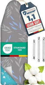smart & gentle Super Soft Turbo M Bügeltischbezug grau/blau