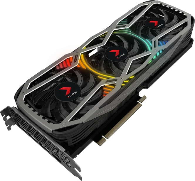 PNY GeForce RTX 3080 Ti XLR8 Gaming Revel, 12GB GDDR6X, HDMI, 3x DP (VCG3080T12TFXPPB / VCG3080T12TFXPB)