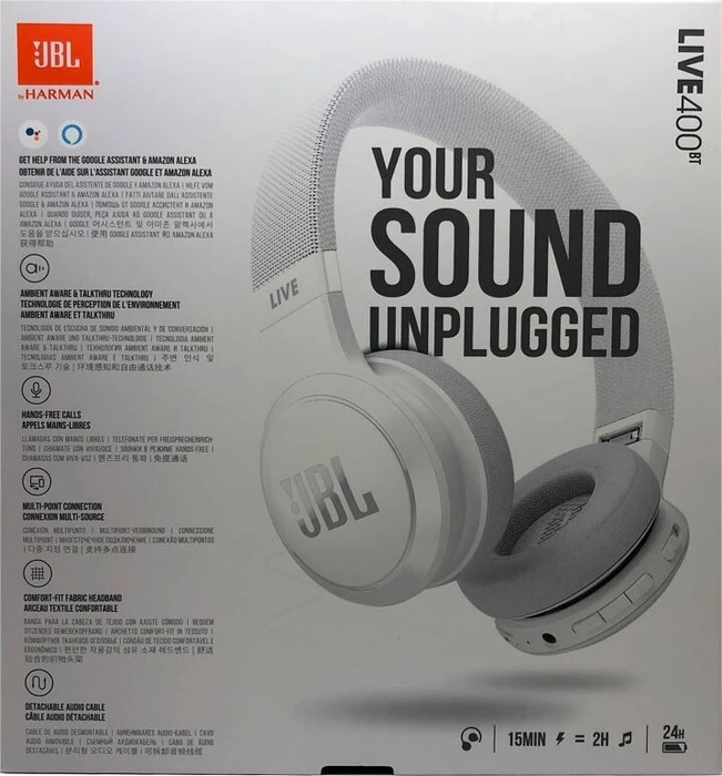 JBL Live 400BT weiß