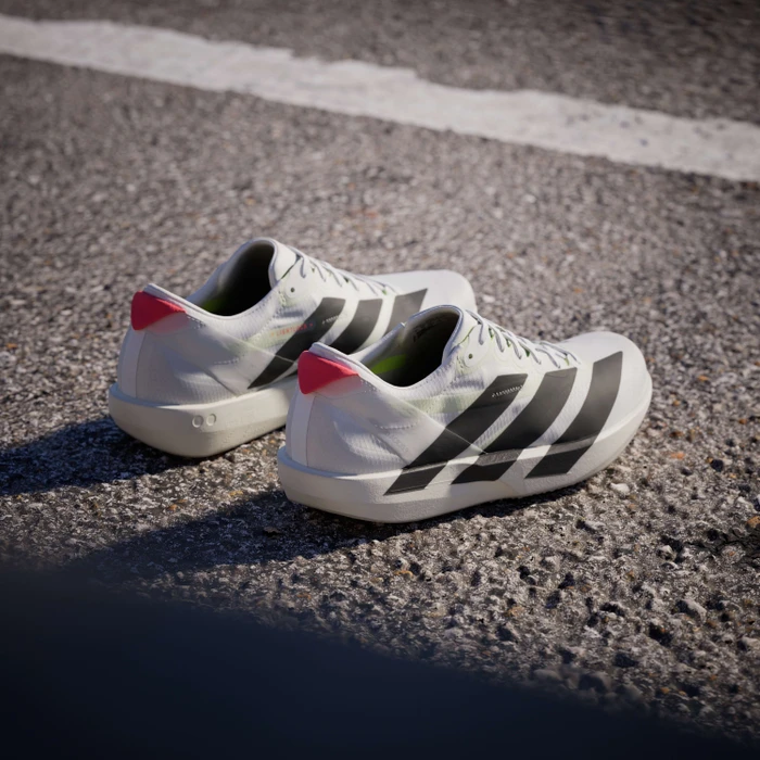 adidas Adizero Adios 9 cloud white/core black/lucid red (Damen)