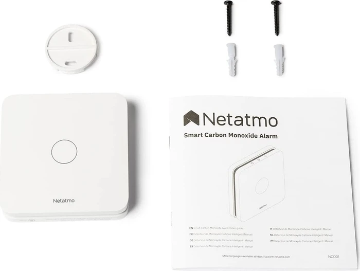 Netatmo Smarter Kohlenmonoxidmelder, Funk-Gasmelder