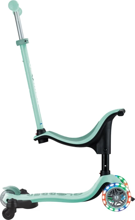 Globber Go Up Sporty Lights 360° Kickboard mint